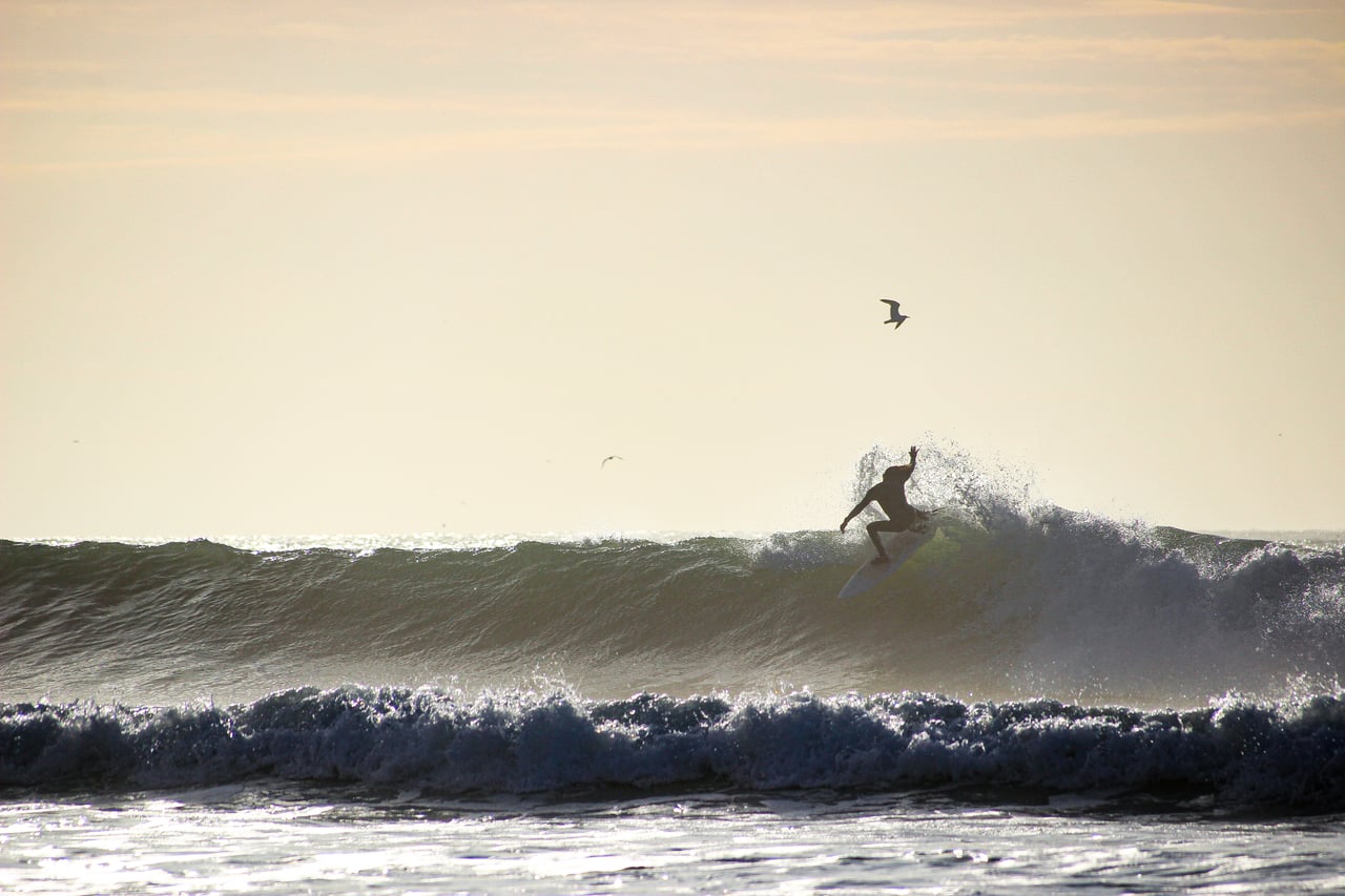 Surfing at Essaouira